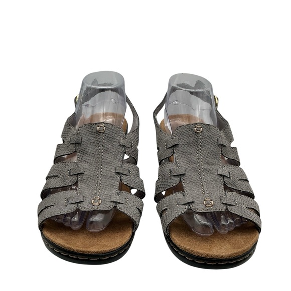 Clark’s‎ comfortable collection Stylish Gray Women's Sandals 9XWIDE - Picture 1 of 8